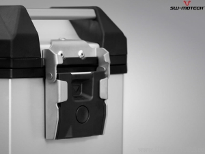Left Side Case (sidecase) TRAX ADV M - 37 L - color: black - material: aluminum - ZERO DSR/X Z6 ('22-) - SW-Motech
