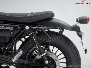 Left Sidecase Holder (sidecase) SLC - Moto Guzzi V9 Roamer/Bobber ('15-) - SW-Motech