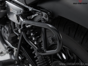 Left Sidecase Holder (sidecase) SLC - Moto Guzzi V9 Roamer/Bobber ('15-) - SW-Motech