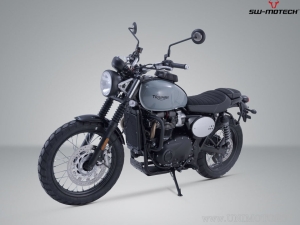 Left Sidecase Holder (sidecase) SLC - Triumph Street Twin / Scrambler / Cup / Thruxton TFC - SW-Motech