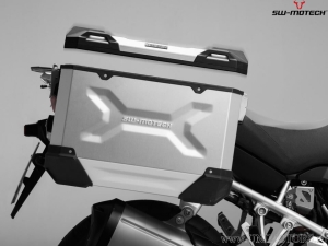 Left Sidecase TRAX ADV L - 45 L - color: black - material: aluminum - ZERO DSR/X Z6 ('22-) - SW-Motech