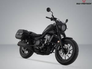 Left SLC support for LH2 side bag - Honda CMX500 Rebel ('16-) - SW-Motech