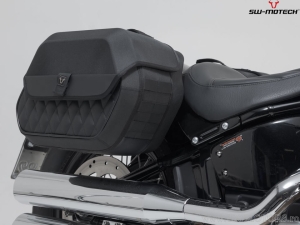 Left SLH Support for LH1 Side Bag - Harley-Davidson Street Bob / Slim / Standard - SW-Motech