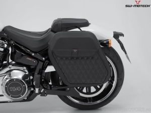 Left SLH support for LH2 side bag - Harley-Davidson Softail Breakout / S ('17-) - SW-Motech