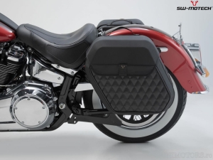 Left SLH Support for LH2 Side Bag - Harley-Davidson Softail Deluxe ('17-) - SW-Motech