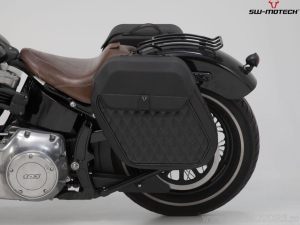 Left SLH Support for LH2 Side Bag - Harley-Davidson Softail Slim ('12-'17) - SW-Motech
