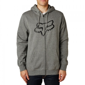 LEGACY FOXHEAD ZIP FLEECE [HTR GRAPH]: Maat - 2X