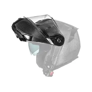 Legacy GT Chin Guard Visor Kit - Black, Gloss - Adult - 01331641
