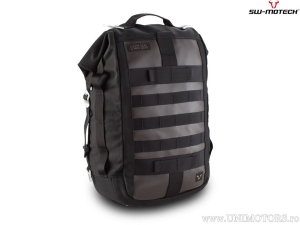 Legend Gear LR1 Rear Bag with Backpack Function - Napalon Synthetic Leather - Canvas / 17.5L / Brown-Black - SW-Motech