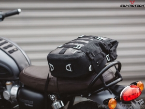 Legend Gear LR1 Rear Bag with Backpack Function - Napalon Synthetic Leather - Canvas / 17.5L / Brown-Black - SW-Motech
