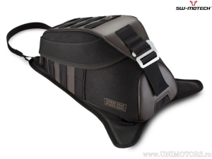Legend Gear LT2 Strap Tank Bag Splash-Resistant - Canvas - Synthetic Leather / 5.5L / Black-Brown - SW-Motech