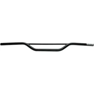 Lenker aus Stahl - Farbe: Schwarz - Breite: 80 cm - Höhe: 50 mm - Lenkerdurchmesser: 28,6 mm - Durchmesser an den Griffen: 22 m