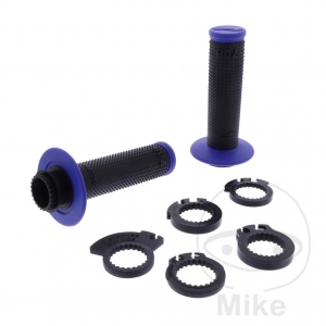Lenkergriff-Set 708 schwarz blau Progrip D: 22 mm L: 125 mm geschlossen - JM