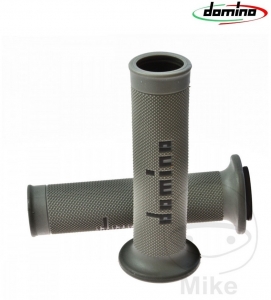 Lenkergriff-Set A010 grau schwarz Domino D: 22 mm L: 126 mm offen - JM