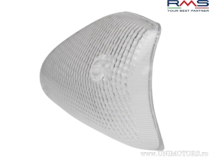 Lente de sinalização dianteira branca - MBK Nitro / Yamaha Aerox 50cc / 100cc 2T - (RMS)