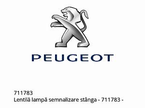 Lente izquierdo luz intermitente - 711783 - Peugeot