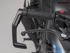Lever guard set - material: aluminum - color: black - Suzuki GSX-S models - SW-Motech