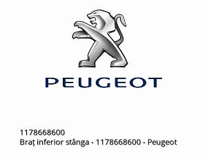 lewe dolne ramię - 1178668600 - Peugeot
