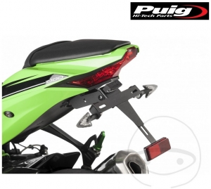 License plate holder support Puig - Kawasaki ZX-10R 1000 S Ninja ABS ('16-'18) - JM