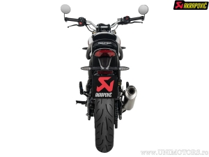 Ligne d'échappement Slip-On Line - TRIUMPH SCRAMBLER 400 X ABS ('24) / SPEED 400 ABS ('24-'25) (E-Mark) - Akrapovič