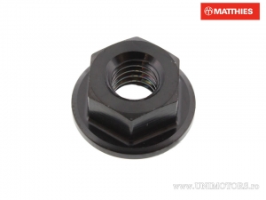 Linksgewinde Pro Bolt M6 x 1,00 mm schwarze Titanschraube mit Flansch