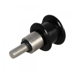 Long coil for motorcycle center stand - Premium M8 - thread 1.25 (Black) - Oxford
