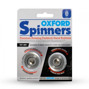 Long coil mount standard motorcycle - Premium M8 - thread 1.25 (Silver) - Oxford