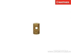 Long Welding Nipple: Length: 7.5mm - Outer Diameter: 5.0mm - Bore Diameter: 1.8mm - JM into EX