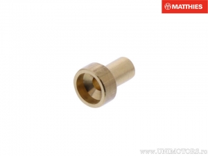 Long Welding Nipple: Length: 8.0mm - Hole Diameter: 2.1mm - Outer Diameter: 6.0mm - JM into EX