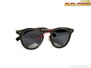 Lunettes de soudeur (branches rouges) - noires - Malossi