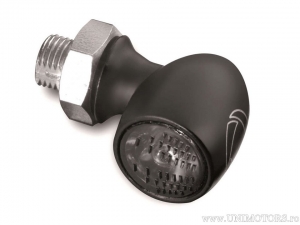 Luz intermitente LED Bullet ATTO DARK con cristal ahumado - Kellermann