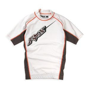 M-E-RASHGUARD MX4 S/S RASHGUARD WHITE: Mărime - 005