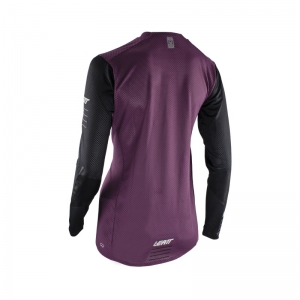 Maglia da donna MTB Gravity 4.0 ♀ V22 viola scuro: Taglia - S