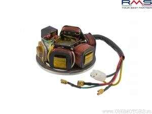 Magneto (ignition stator) - Vespa T5 125 / Elestart ('85-'90) / T5 125 Classic ('92-'95) 2T AC 125cc - RMS