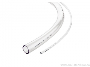 Mangueira de combustível em PVC transparente 4,0x8,0 mm, comprimento 100 m - Rehau