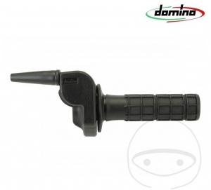 Manillar derecho (control de aceleración) carcasa negra Domino COMMANDOS para modelo con un solo cable - JM