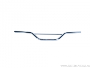 Manubrio, acciaio cromato con rinforzo Motocross, diametro 22mm e lunghezza 795mm - Fehling