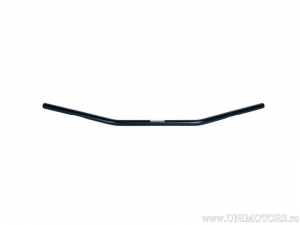 Manubrio acciaio nero Drag Bar diametro 25.4mm e lunghezza 970mm con sede per cavi - Fehling