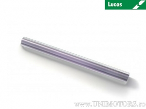 Manubrio in alluminio argentato da 22mm lunghezza 285mm - Lucas TRW