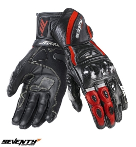 Manusi copii racing vara Seventy model SD-R2K negru/rosu - Negru/rosu , S (7 cm)