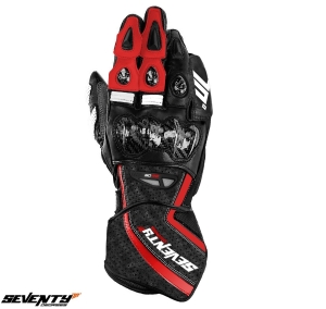 Manusi copii racing vara Seventy model SD-R2K negru/rosu - Negru/rosu , S (7 cm)