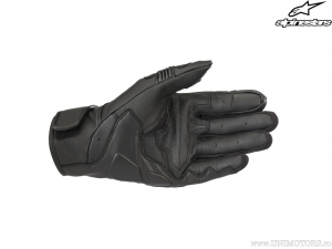Manusi moto strada Axis Leather (negru) - Alpinestars