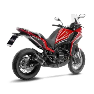 Marmitta LV Pro Carbon Slip-On Nero Opaco - MOTO MORINI X-CAPE 650 ABS ('21-'24) - Leo Vince