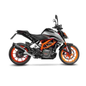 Marmitta Slip-On Carbon LV One Evo - KTM DUKE 125 ABS ('21-'23) / DUKE 390 ABS ('21-'23) - Leo Vince