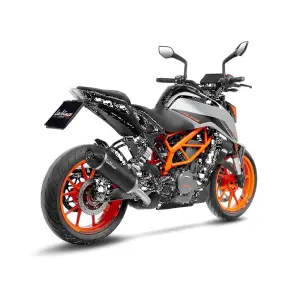Marmitta Slip-On Carbon LV One Evo - KTM DUKE 125 ABS ('21-'23) / DUKE 390 ABS ('21-'23) - Leo Vince