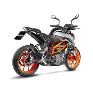 Marmitta Slip-on LV One Evo Black Edition - KTM DUKE 125 ABS ('21-'23) / DUKE 390 ABS ('21-'23) - Leo Vince