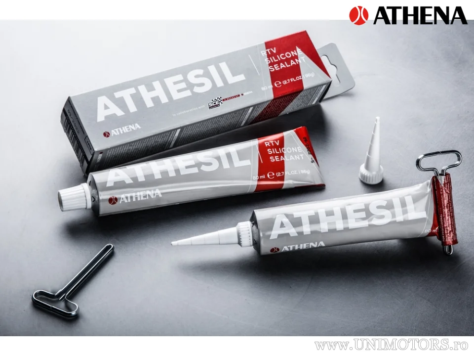 Masă de etanșare / silicon Athesil, carton, 12x80ml - Athena
