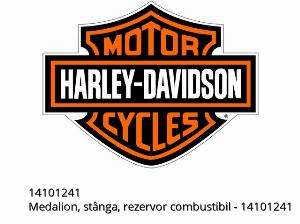 Medallion, links, brandstoftank - 14101241 - Harley-Davidson