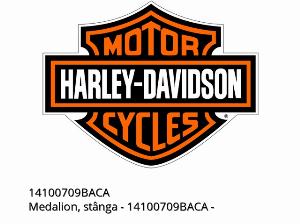 MEDALLION,LH - 14100709BACA - Harley-Davidson