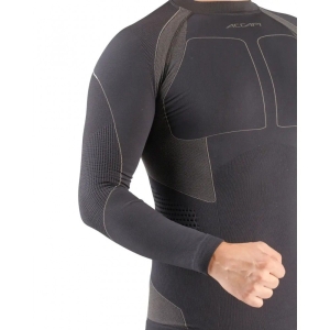 Men\'s L.S Shirt POLAR - Black/Anthracite: Mărime - M/L